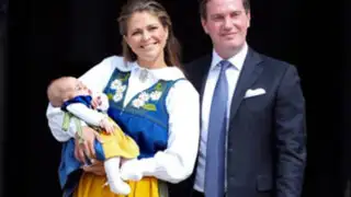 Princesa Magdalena de Suecia presentó en acto público a su hija Leonor