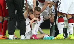 Alemania: Marco Reus se lesionó en amistoso y sería baja para el Mundial