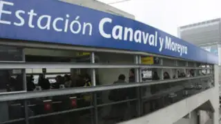 Estación Canaval y Moreyra del Metropolitano tendrá acceso restringido