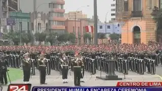 Ollanta Humala presidió ceremonia por el aniversario 134 de la Batalla de Arica