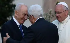 Papa Francisco logró que líderes de Israel y Palestina oren por la paz