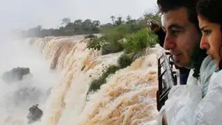 Argentina: cierran acceso a Cataratas de Iguazú por impresionante crecida