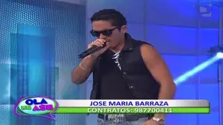 José María Barraza hizo bailar al público de Ola ke Ase con su tema ‘Tiéntame’