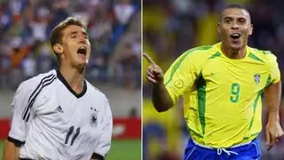 Miroslav Klose recibió las felicitaciones de Ronaldo tras igualar récord