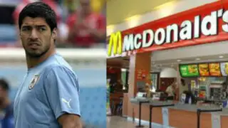 Brasil 2014: McDonald's pide a Luis Suárez dar mordisco a sus hamburguesas