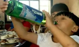 China: conoce al niño catalogado como el alcohólico más joven del mundo