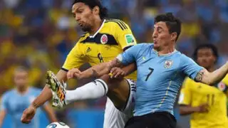 Brasil 2014: Colombia derrotó a Uruguay por 2-0 y avanza a cuartos de final