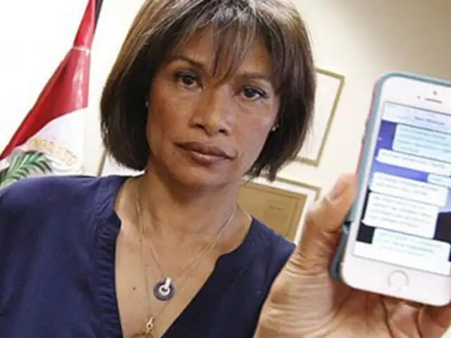 Congresista Cecilia Tait denuncia que su teléfono celular fue interceptado