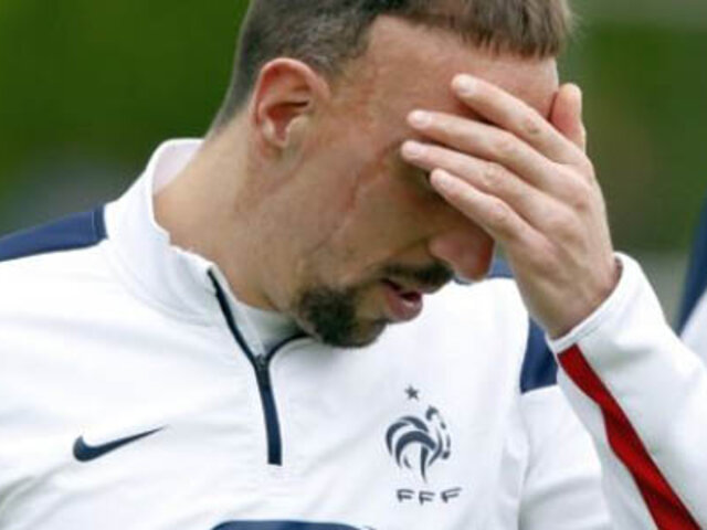 Jugador Franck Ribéry se perderá el Mundial Brasil 2014 por lesión