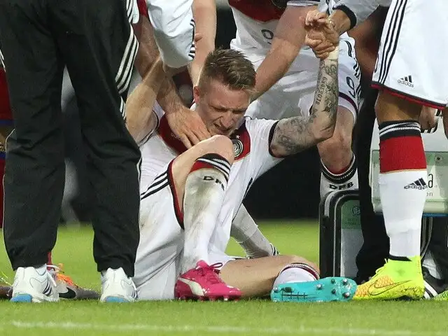 Alemania: Marco Reus se lesionó en amistoso y sería baja para el Mundial