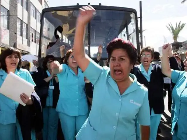 Enfermeras de EsSalud insisten en huelga nacional el próximo 10 de junio