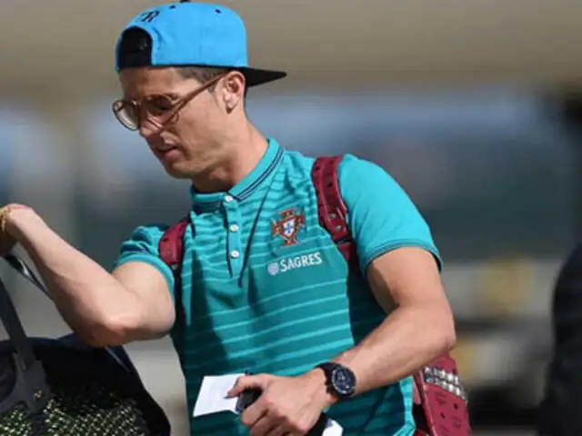 Cristiano Ronaldo y selección de Portugal llegaron esta mañana a Brasil