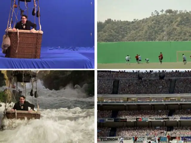 FOTOS: 18 escenas épicas del cine antes y después de los efectos especiales