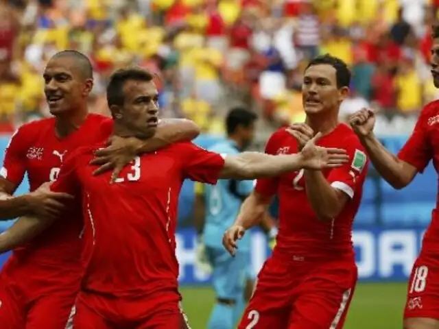 Suiza goleó por 3-0 a Honduras y se metió entre los 16 mejores de Brasil 2014