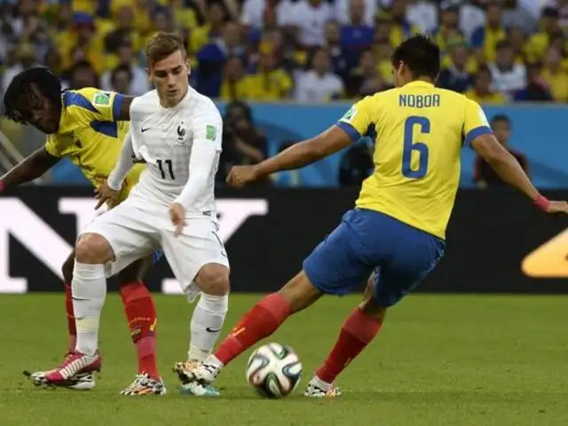 Ecuador empató 0-0 con Francia y quedó eliminado: galos clasificaron invictos