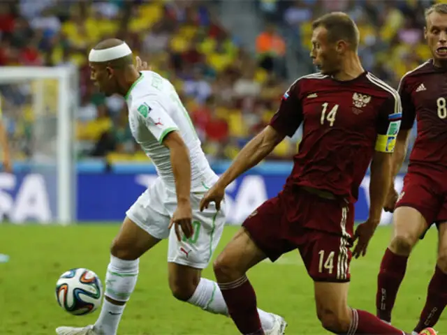 Brasil 2014: Argelia y su histórico pase a octavos tras empatar 1-1 ante Rusia