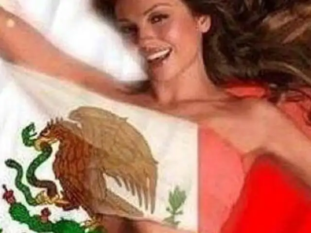 Cantante Thalía causa polémica posando desnuda con la bandera de México