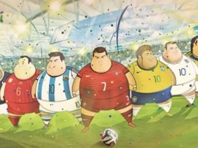 FOTOS: las estrellas del Mundial Brasil 2014 en su versión más 'gordita'