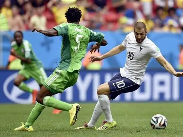 Brasil 2014: Francia venció sufriendo a Nigeria y clasificó a cuartos de final