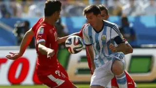 Argentina se metió en cuartos de final tras vencer 1-0 a Suiza en tiempo extra