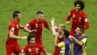 Bélgica venció 2-1 a Estados Unidos en infartante partido y pasó a cuartos de final
