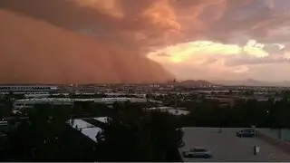 Impresionante tormenta de arena afectó la electricidad en Estados Unidos