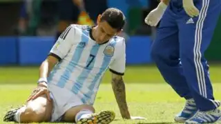 Ángel Di María se perderá el resto del Mundial Brasil 2014 por lesión