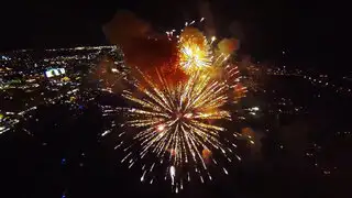 Los fuegos artificiales como nunca antes los habías visto gracias a una GoPro
