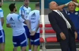 Ezequiel Lavezzi se burló del 'desmayo' de su técnico Alejando Sabella