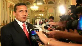 Humala pide explicaciones a premier Cornejo por complot contra García Belaunde