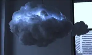 FOTOS: ¿Cómo tener una 'nube' con tormenta eléctrica dentro de la casa?