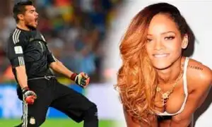 Rihanna y Sergio Romero pasarían una semana juntos si Argentina gana el Mundial
