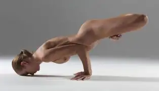 FOTOS: Luba Shumeyko y sus espectaculares poses de yoga al desnudo