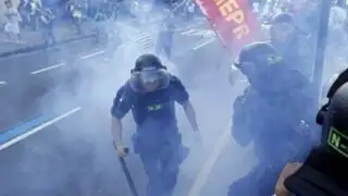 Brasil: se registraron múltiples protestas horas antes de la final del Mundial