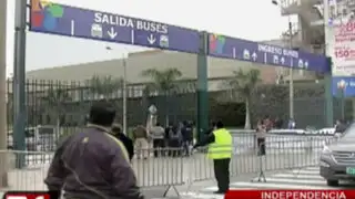 Sujeto muere atropellado por bus interprovincial en terminal de Plaza Norte