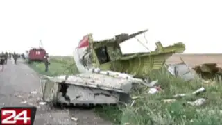 Ucrania: confirman que avión de Malasia Air Lines se estrelló con 295 pasajeros
