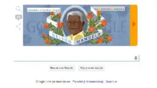 Google lanzó un doodle en homenaje al natalicio de Nelson Mandela