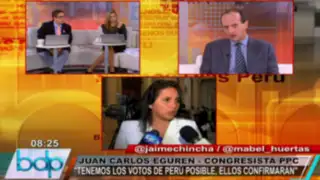 PPC espera contar con votos de Perú Posible para definir presidencia del Congreso