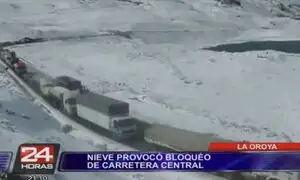 Un muerto deja bloqueo de Carretera Central debido a intensa nevada