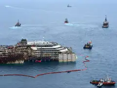 Italia: se inició el último viaje del crucero Costa Concordia hacia Génova
