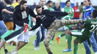 VIDEO: futbolistas israelíes son agredidos en Austria por grupos pro Palestina