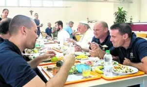 Vaticano: Papa Francisco almorzó en comedor junto a empleados