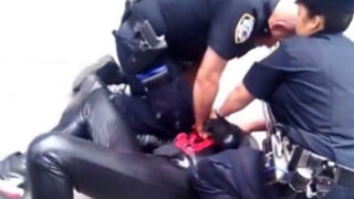 VIDEO: la policía finalmente arrestó a ‘Spiderman’ en Nueva York