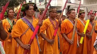 Ronderos de Pangoa se preparan para desfilar en la Gran Parada Militar