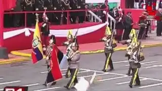 Delegaciones extranjeras se hicieron presentes en la Parada Militar
