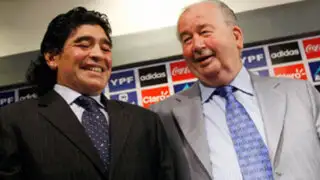 Maradona y Messi envían condolencias por la muerte de Julio Grondona