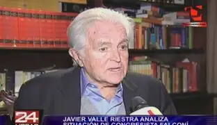 Javier Valle Riestra analiza situación de congresista Marco Falconí