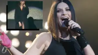 Laura Pausini: No estaba desnuda durante mi concierto en la Feria del Hogar