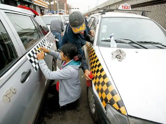 Autoridades iniciaron operativos de fiscalización a taxis por uso de franjas