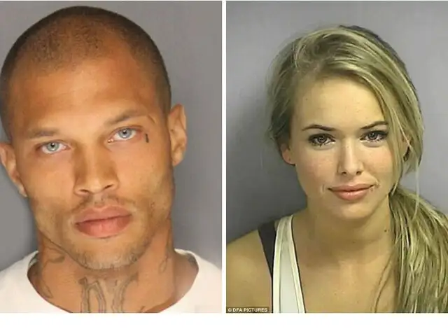 Las fotos policiales de los delincuentes más sexys causan furor en las redes